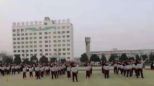 动起来 快乐课间，跃动青春 眉县中学冬季课间操比赛圆满举行